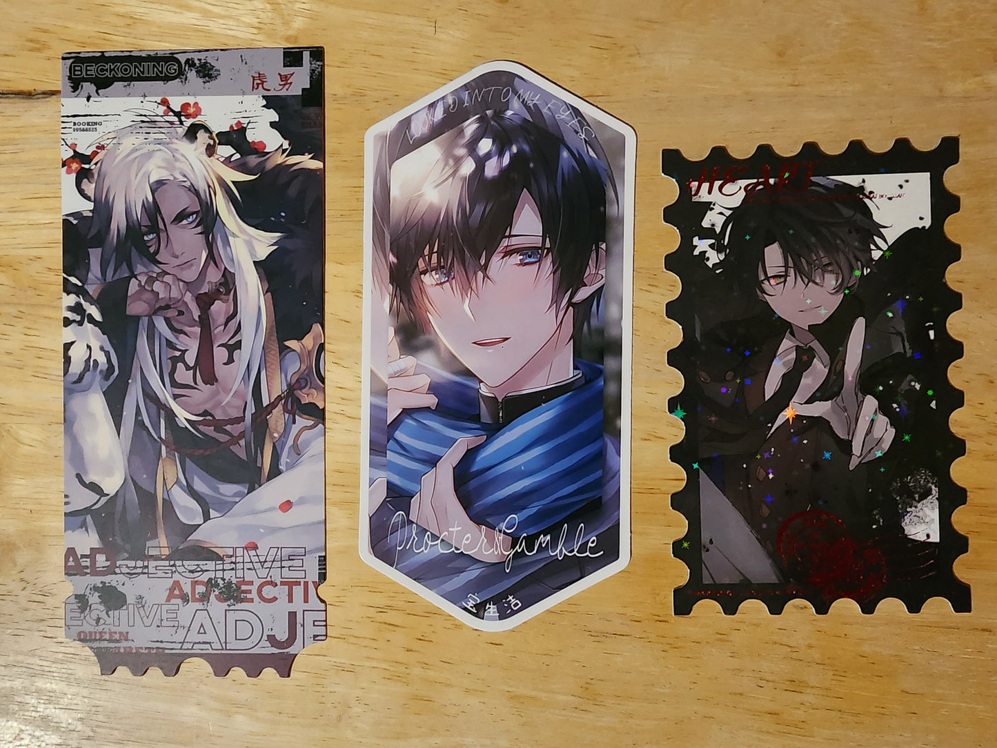 Beckoning | Husbando Blind Box 3 long ticket Cards