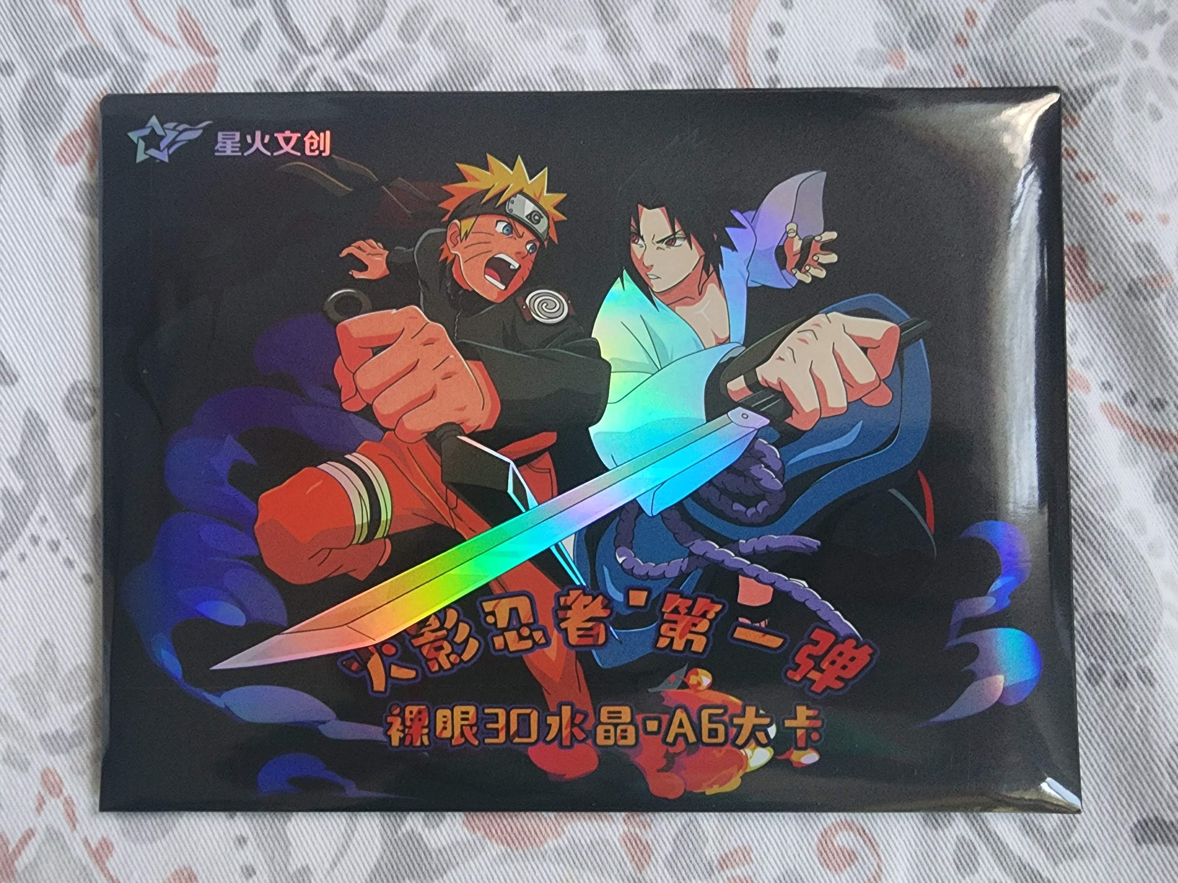 Naruto 3D Large A6 Card Spark Creative Anime Box – Faricles LLC
