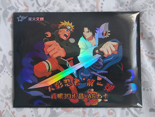 Naruto 3D Large A6 Card Spark Creative Anime Box