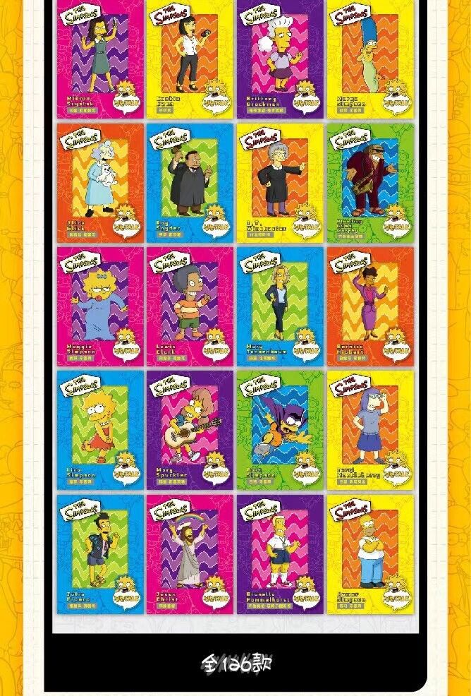 The Simpsons [Fancy Card] Booster Box Collectible Cards CCG [Chinese Product]