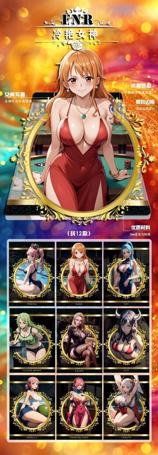 One Piece Sexy Waifu Acrylic Card Blind Box [Trendy Card]