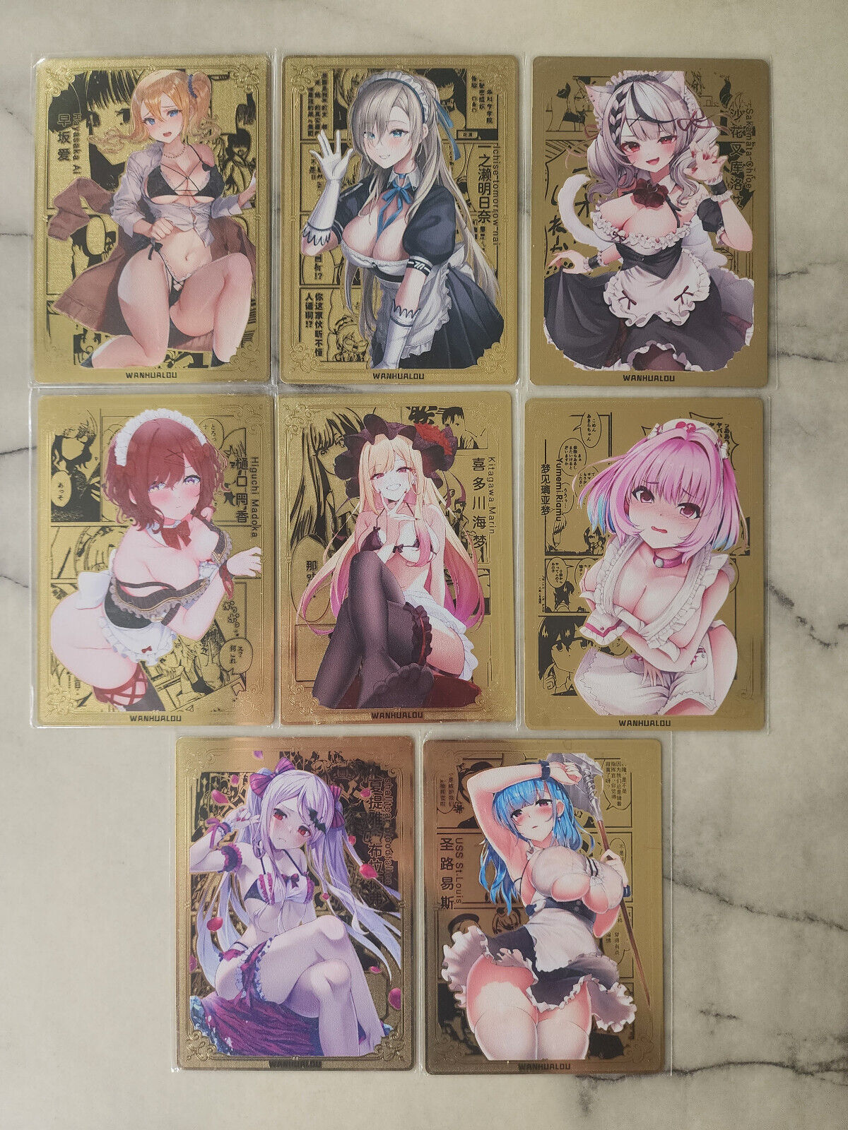 Waifu Christmas Metal Card Singles Holiday Halloween & More | Goddess Story