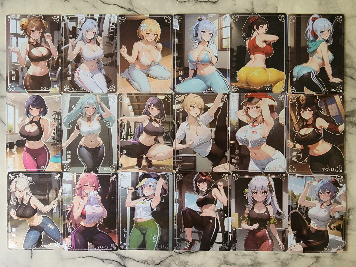 Meika 3 Complete Subset Spicy Waifu of Genshin Impact YG BR BF SW SP Set Singles