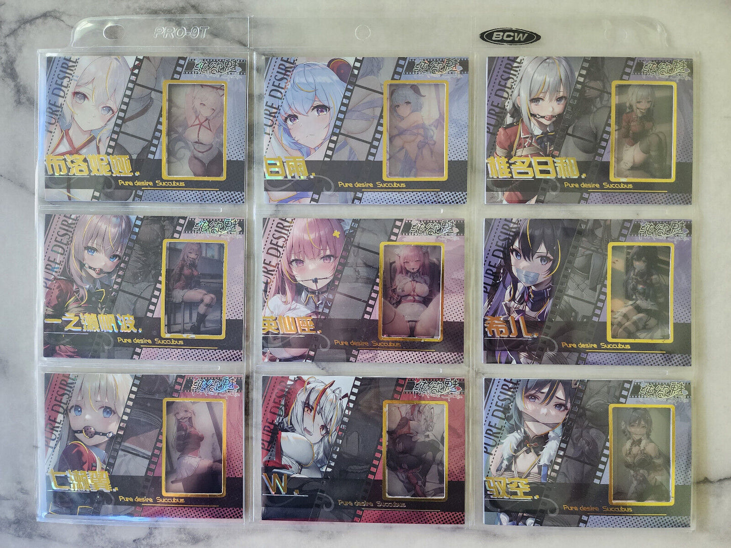 Pur Desire Goblin Blind Box | 2 Cards SEXY Waifu Window Film Cards Dou Ka Tang