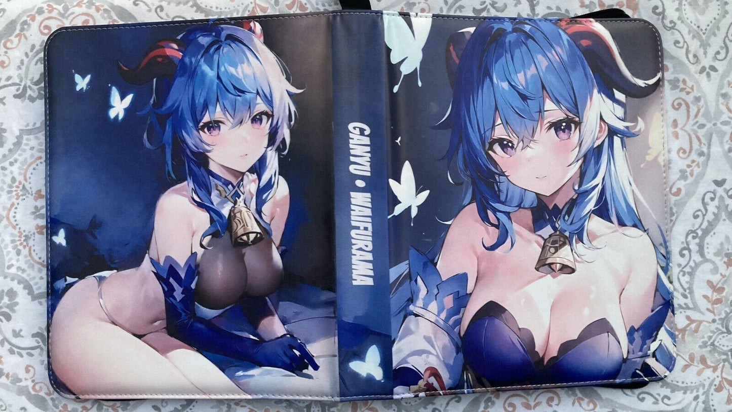 WAIFURAMA Card Binder WAVE 2 Anime Waifu Leather Zipper Album 3Ring Sexy CCG TCG