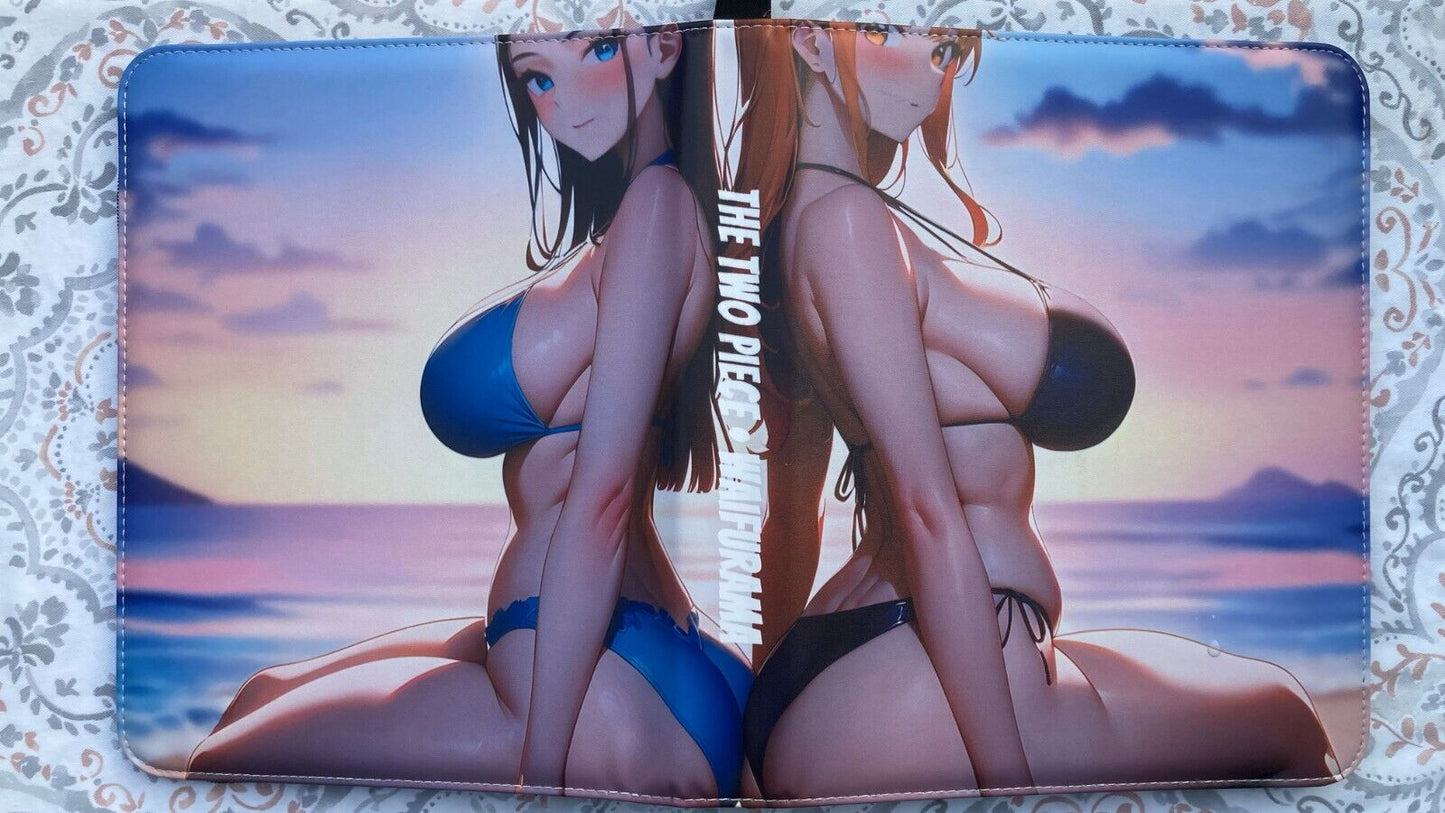 WAIFURAMA Card Binder WAVE 2 Anime Waifu Leather Zipper Album 3Ring Sexy CCG TCG