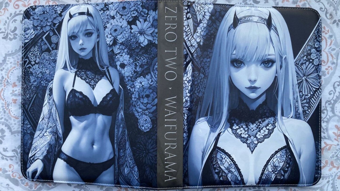 WAIFURAMA Card Binder WAVE 2 Anime Waifu Leather Zipper Album 3Ring Sexy CCG TCG