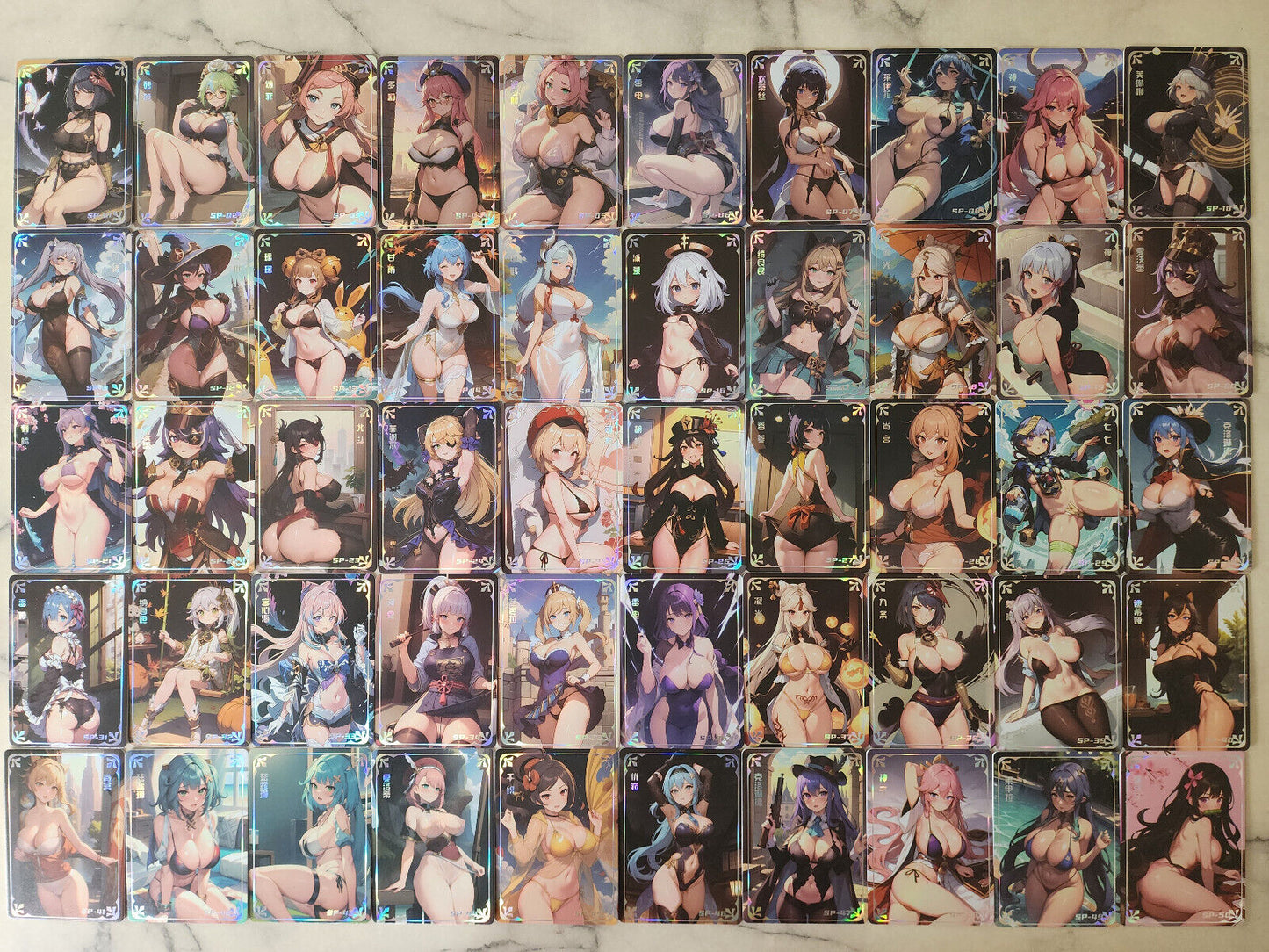 Meika 3 Complete Subset Spicy Waifu of Genshin Impact YG BR BF SW SP Set Singles