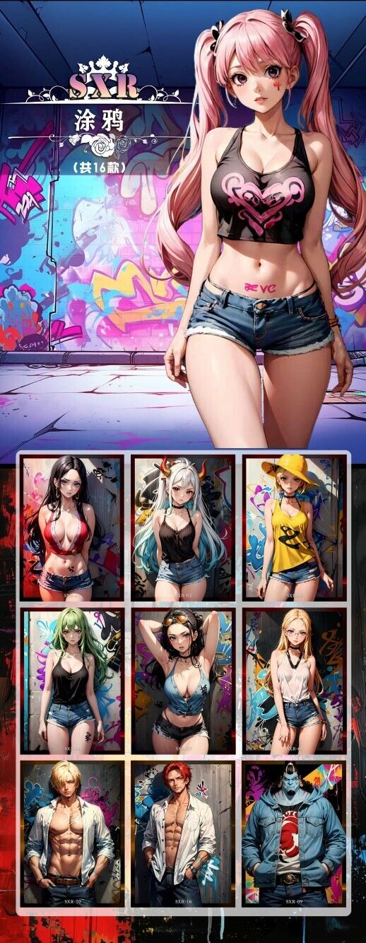 One Piece Sexy Waifu Acrylic Card Blind Box [Trendy Card]