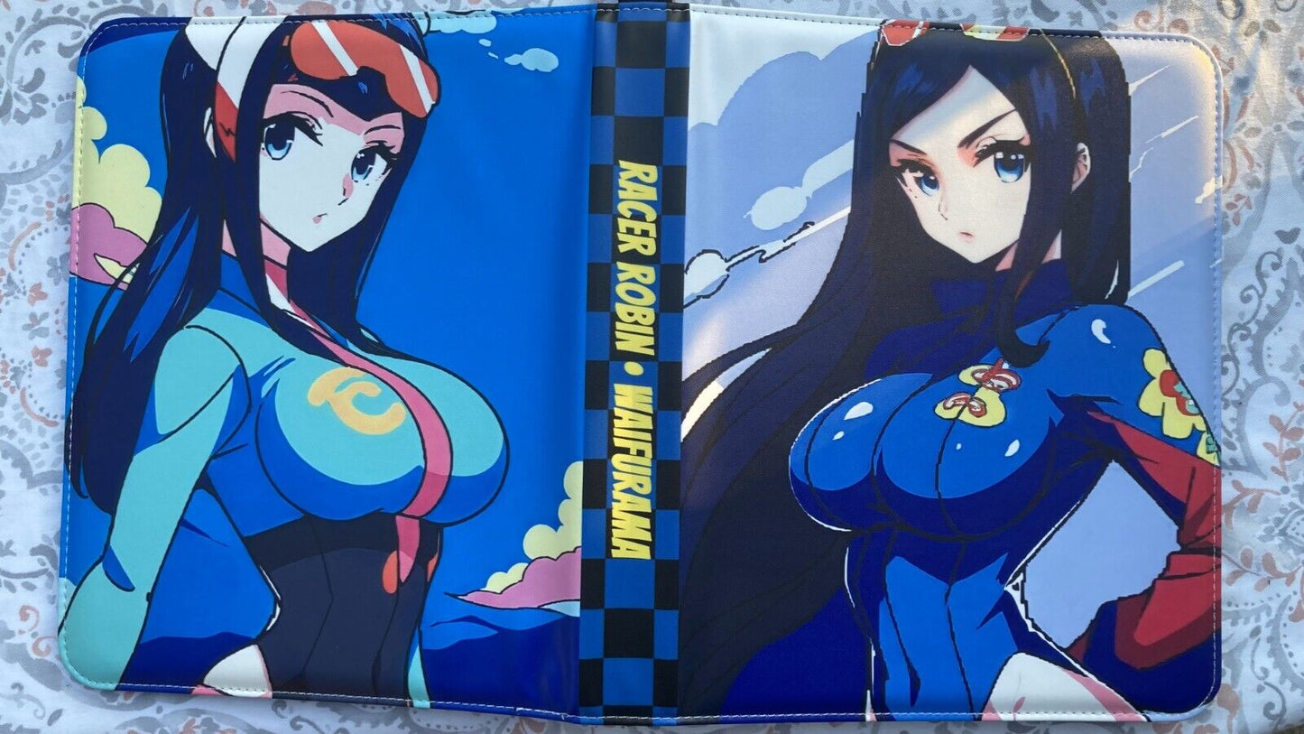 WAIFURAMA Card Binder WAVE 2 Anime Waifu Leather Zipper Album 3Ring Sexy CCG TCG