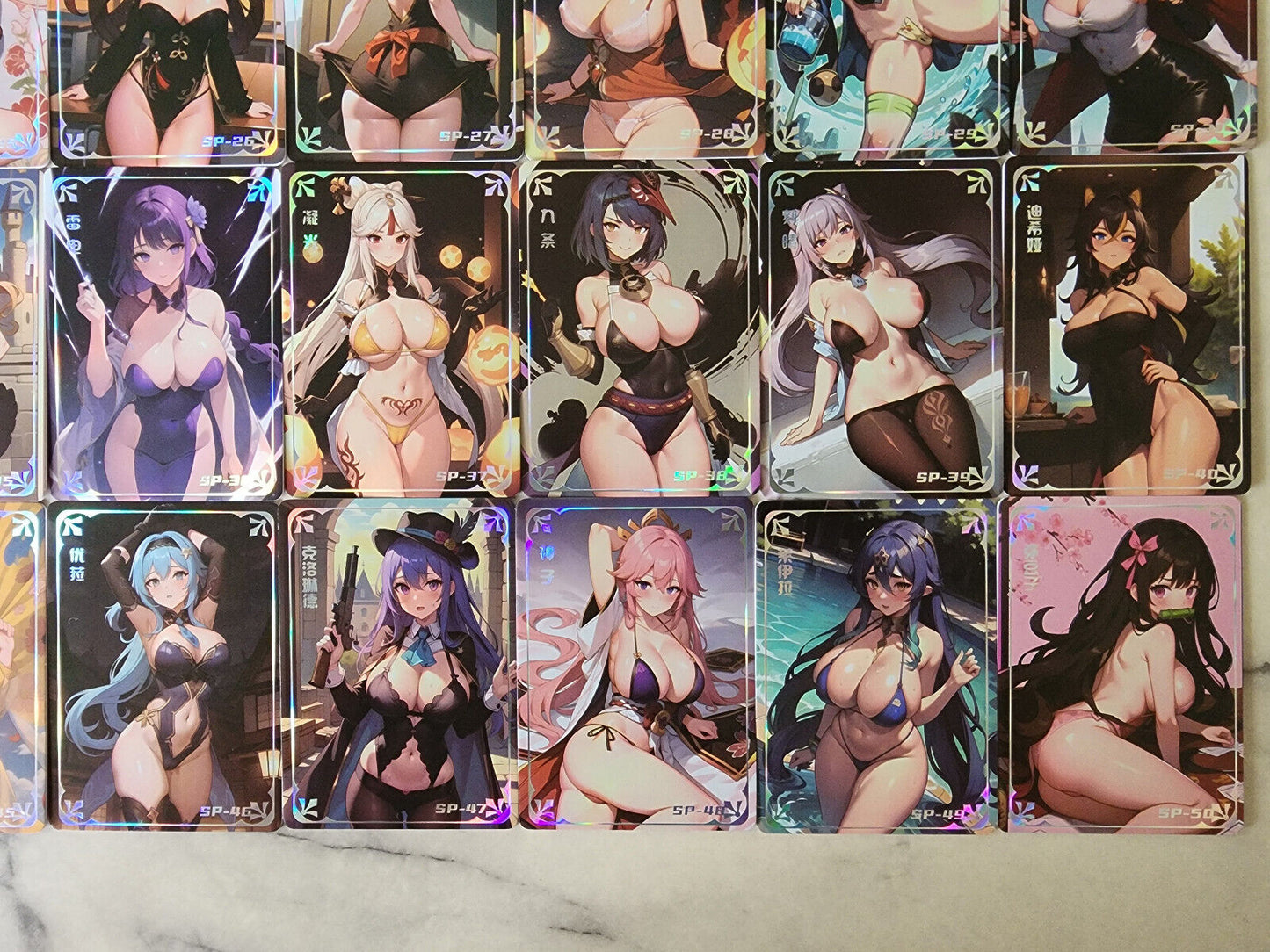 Meika 3 Complete Subset Spicy Waifu of Genshin Impact YG BR BF SW SP Set Singles