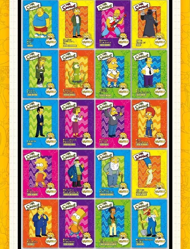 The Simpsons [Fancy Card] Booster Box Collectible Cards CCG [Chinese Product]