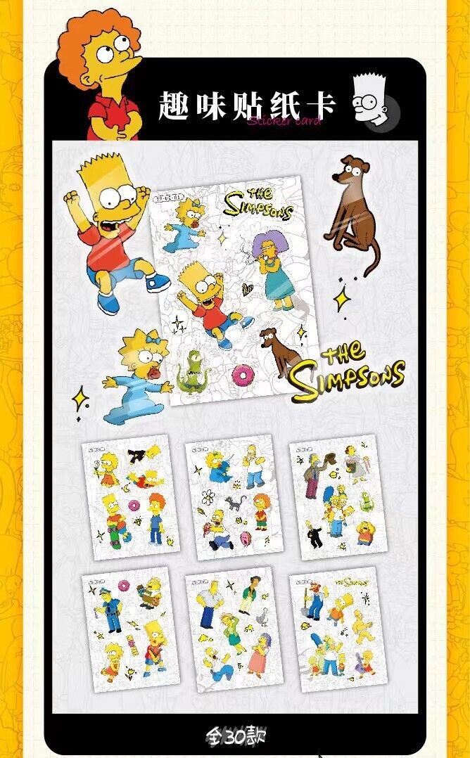 The Simpsons [Fancy Card] Booster Box Collectible Cards CCG [Chinese Product]