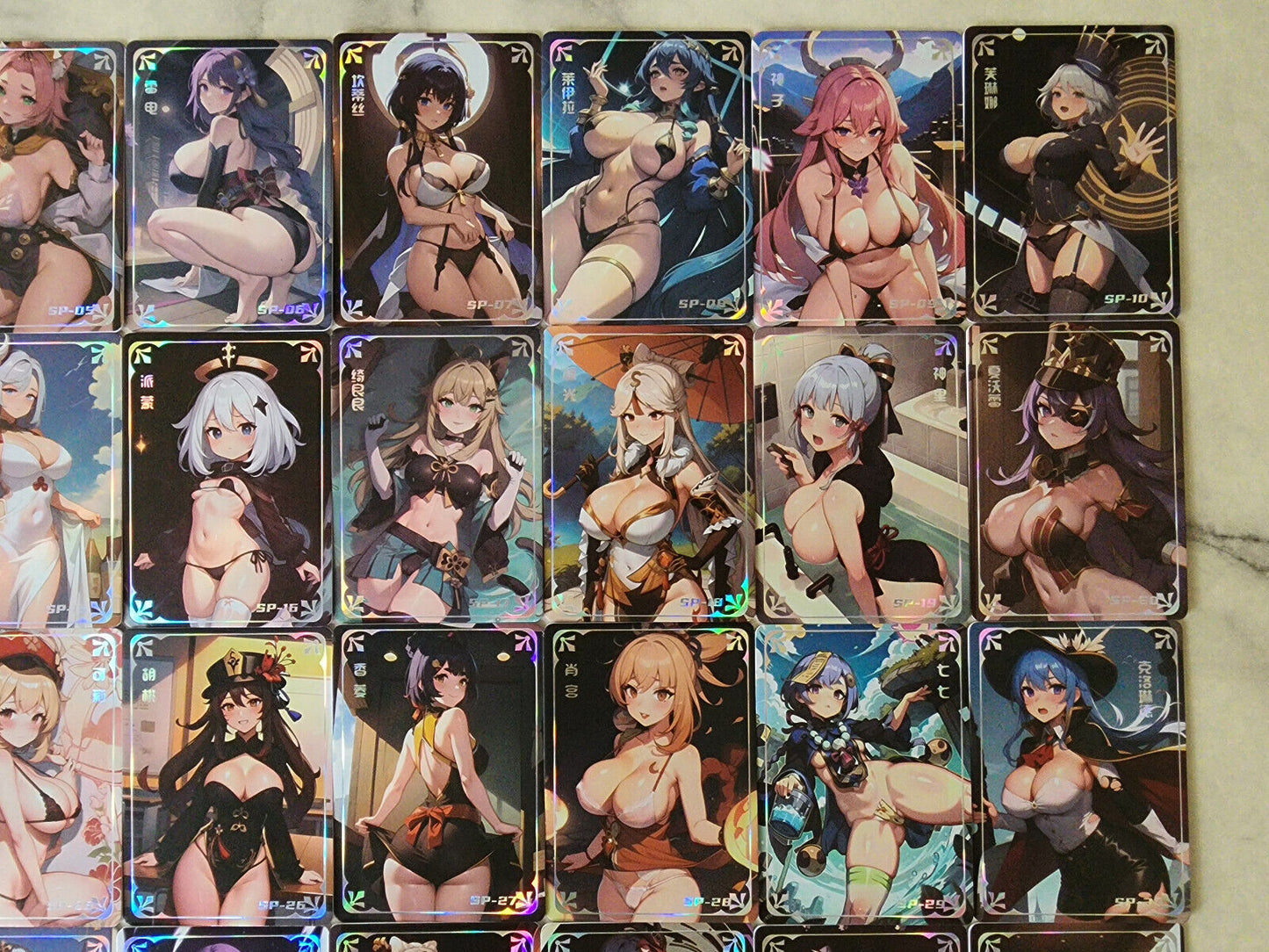 Meika 3 Complete Subset Spicy Waifu of Genshin Impact YG BR BF SW SP Set Singles