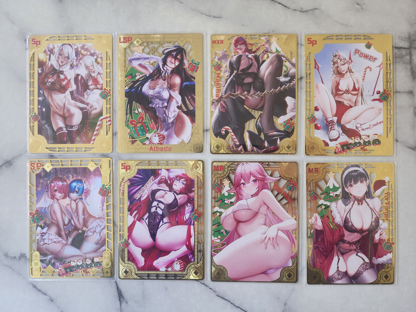 Waifu Christmas Metal Card Singles Holiday Halloween & More | Goddess Story