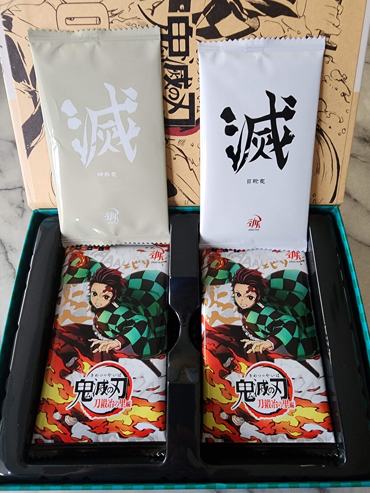 Demon Slayer x Pokemon Booster Box NEW Sealed Jing Ka Premium Trading Cards