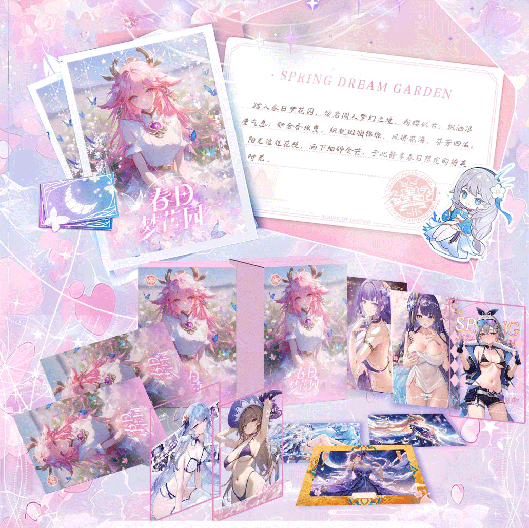 Dream Garden A6 Shikishi